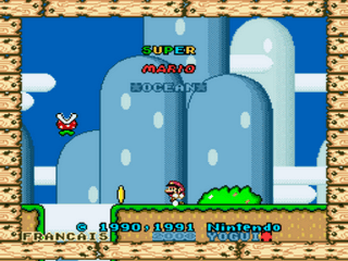 Super Mario Ocean Title Screen